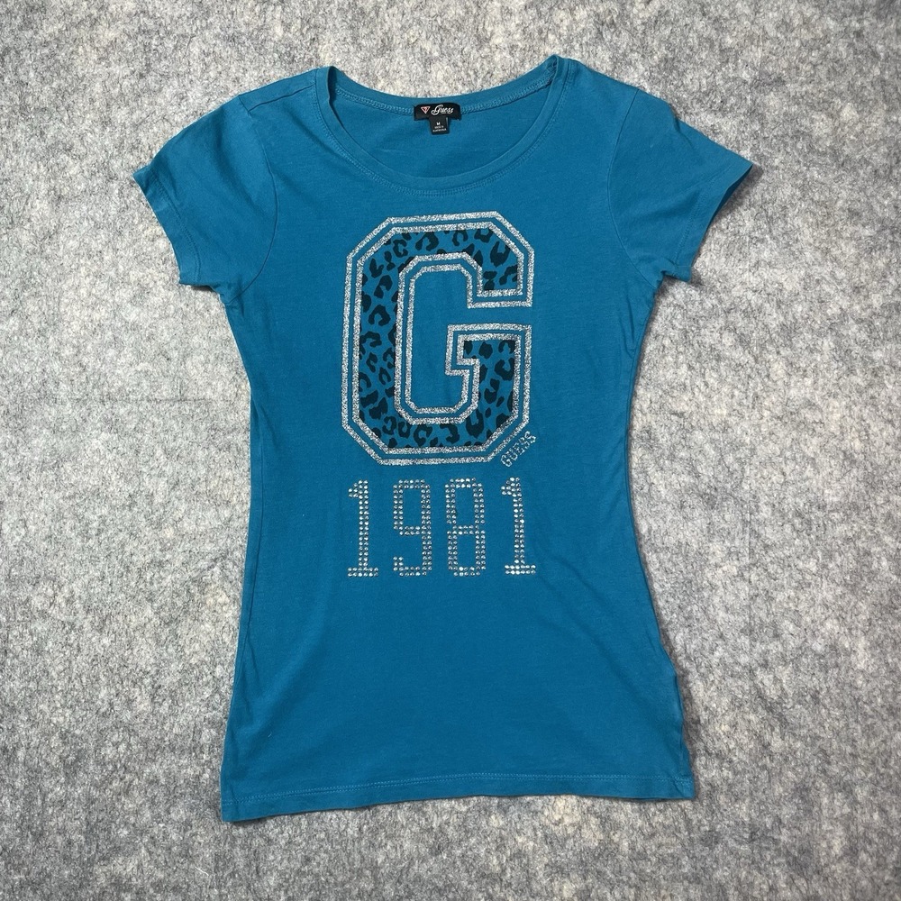GUESS-  TOP -RHINESTONES - Sz: XS ( STRETCH) just  GORGEOUS